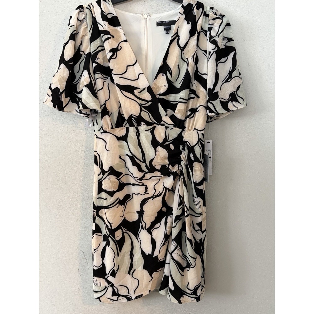 Maggy London Women's Floral Dress Size 4